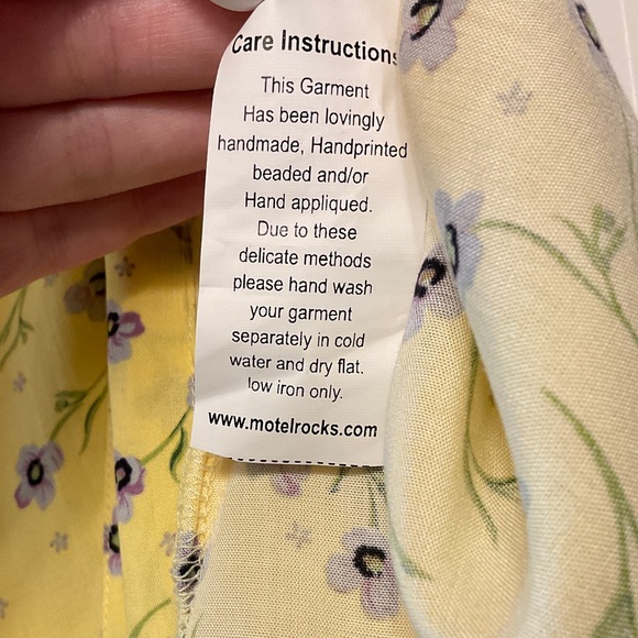 Dolls Kill Motel Rocks Handmade Floral Wrap Mini Skirt Women’s Size Small - Picture 10 of 16